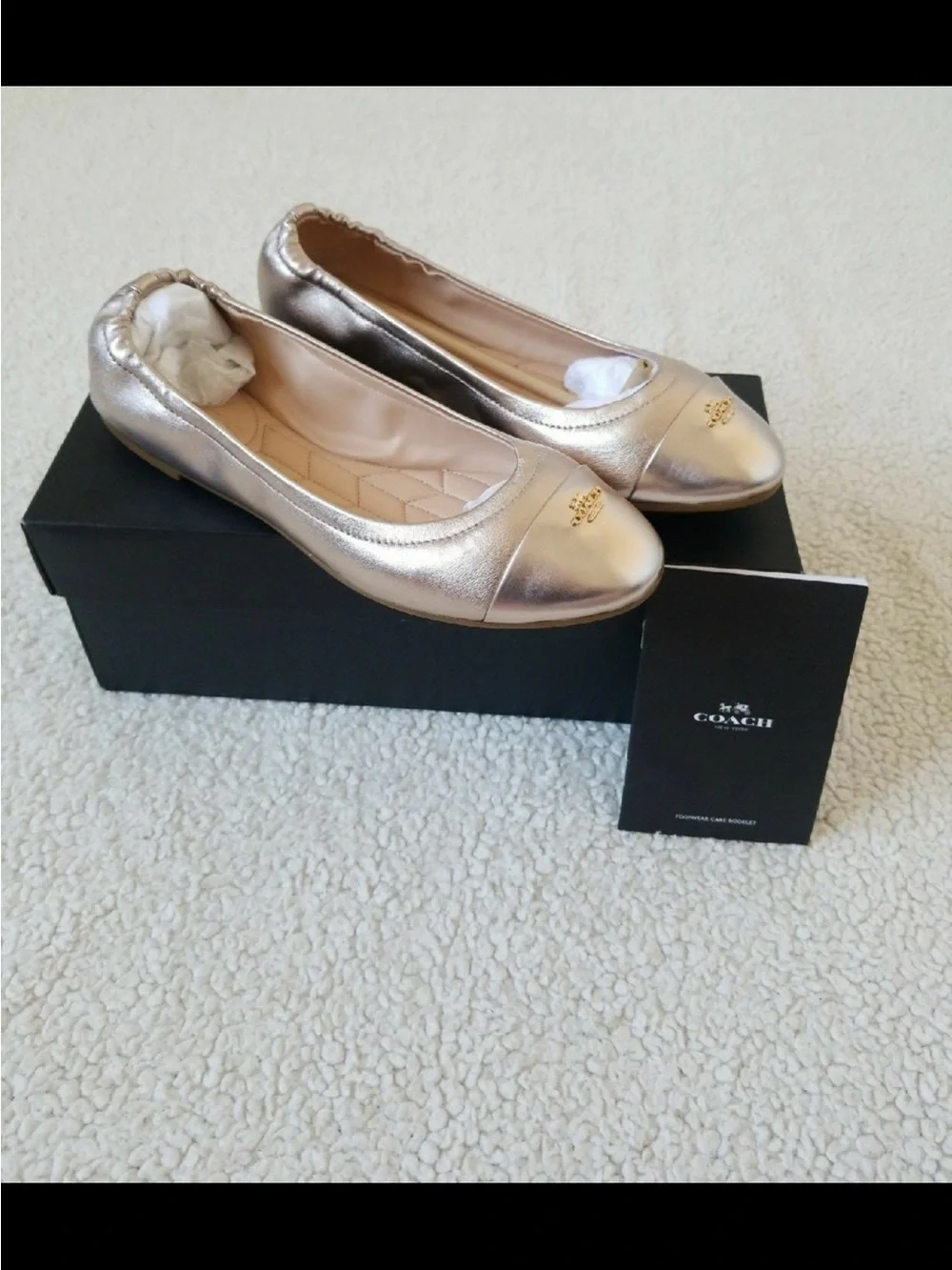 Coach Bonnie mtle ballet Champagne - Picture 2 of 9